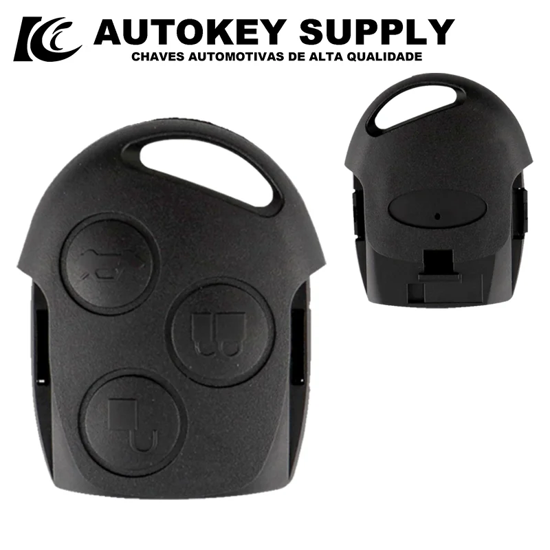 Autokeysupply 3-кнопочный комплект Transit Connect сменный чехол для дистанционного ключа без