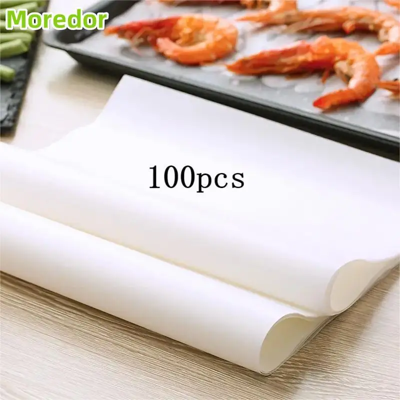 100 листов пергаментной бумаги для выпечки 9x13 дюймов предварительно вырезанная