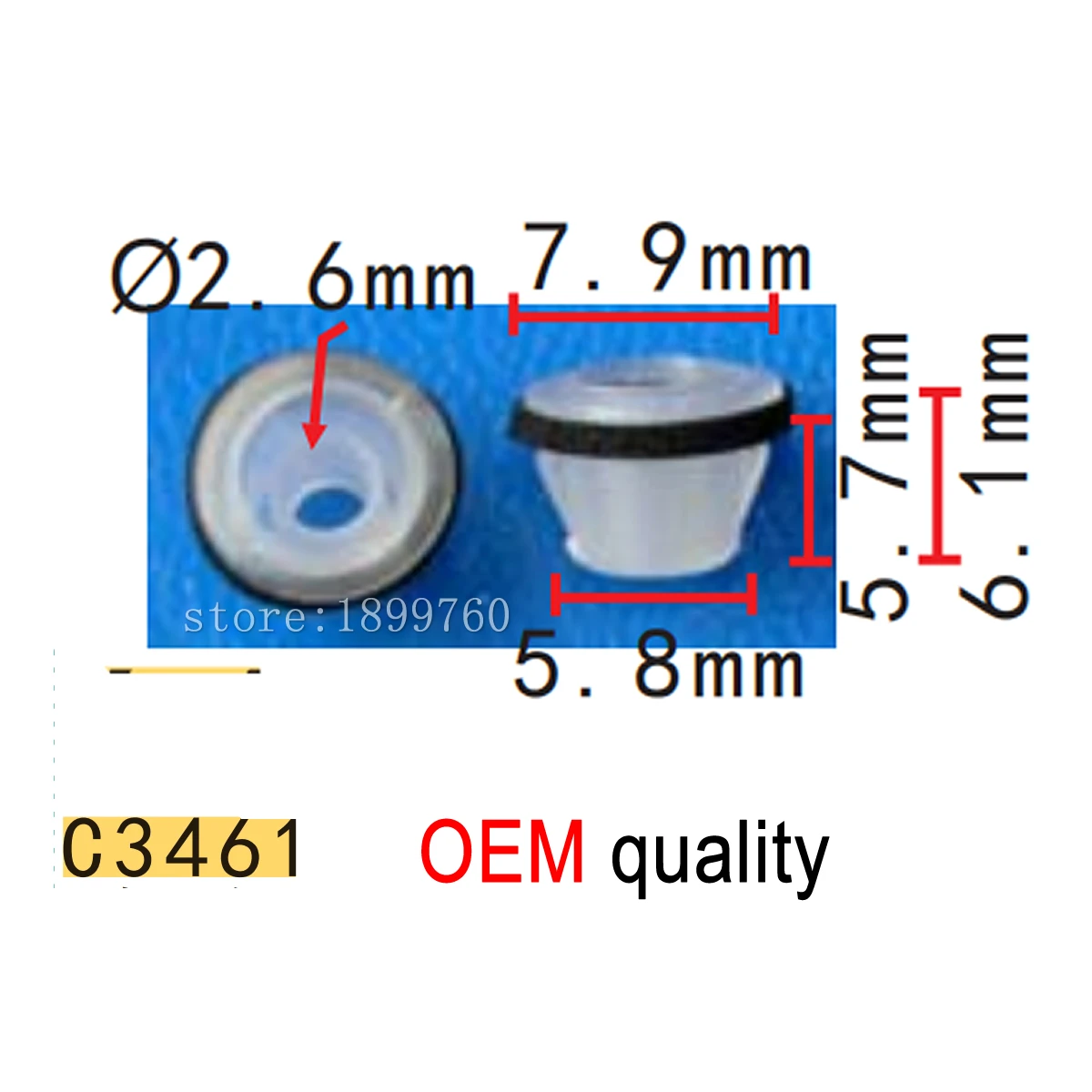 100x OEM для Mazda 626 зажим с эмблемой багажника la015кор