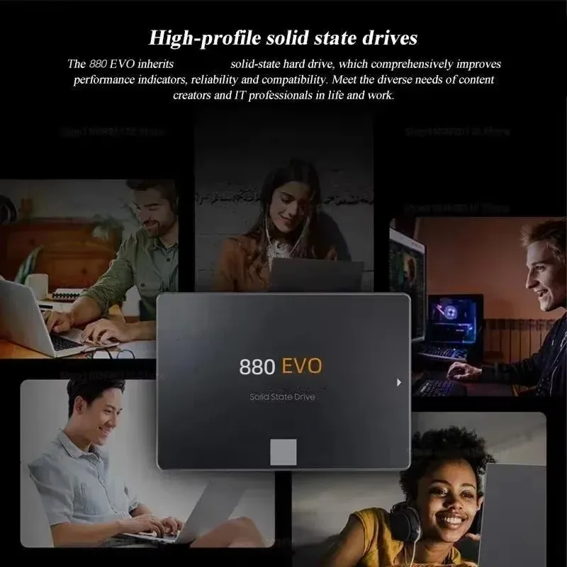 Фото Новый твердотельный диск Lenovo SSD 880 EVO 1 ТБ 2 ТБ 4 ТБ, жесткий диск SATA 3,0 MLC 2,5 дюйма для ноутбука, настольного ПК PS4 PS5 №2