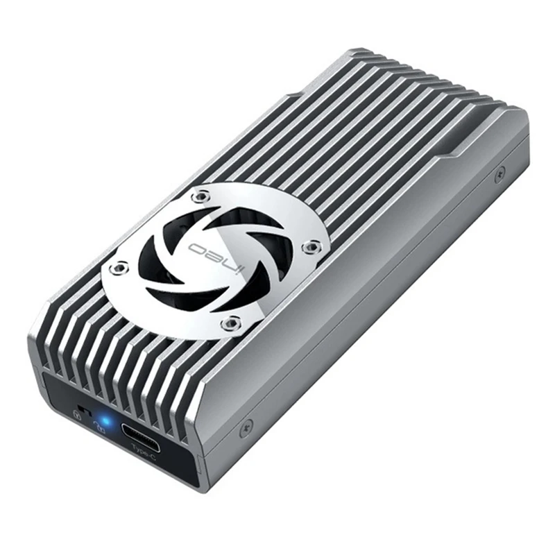 Встроенный охлаждающий вентилятор INEO M.2 SSD 10 Гбит/с USB3.1 Gen2 Type-C Nvme