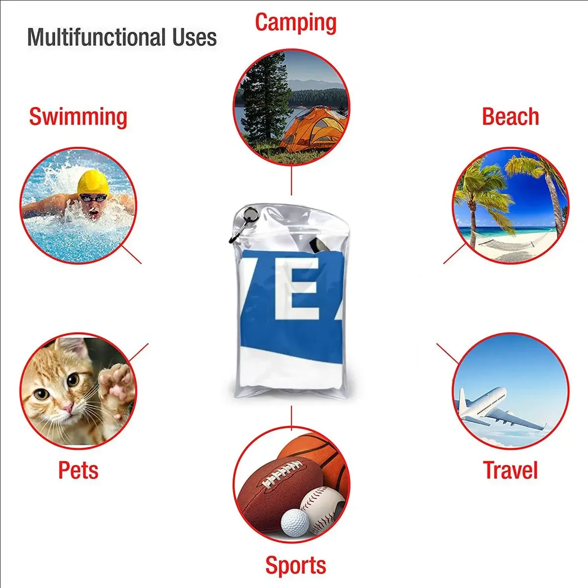 Просто Some Pocari Sweat Merch Пляжное полотенце Мягкие быстросохнущие впитывающие полотенца из микрофибры для бассейна (art.: 3920cdbed28b2) - 3920cdbed28b2