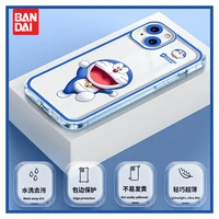 bandai doraemon phone case for iphone 13 13pro 12 12pro 11 pro x xs max xr 7 8 plus kawaii cartoon transparent back covers shell