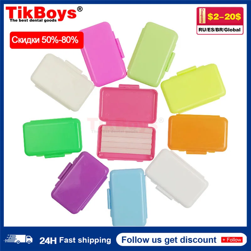 5 шт., стоматологический ортодонтический воск для ортодонтических зубов воск для брекетов ортодонтический воск
