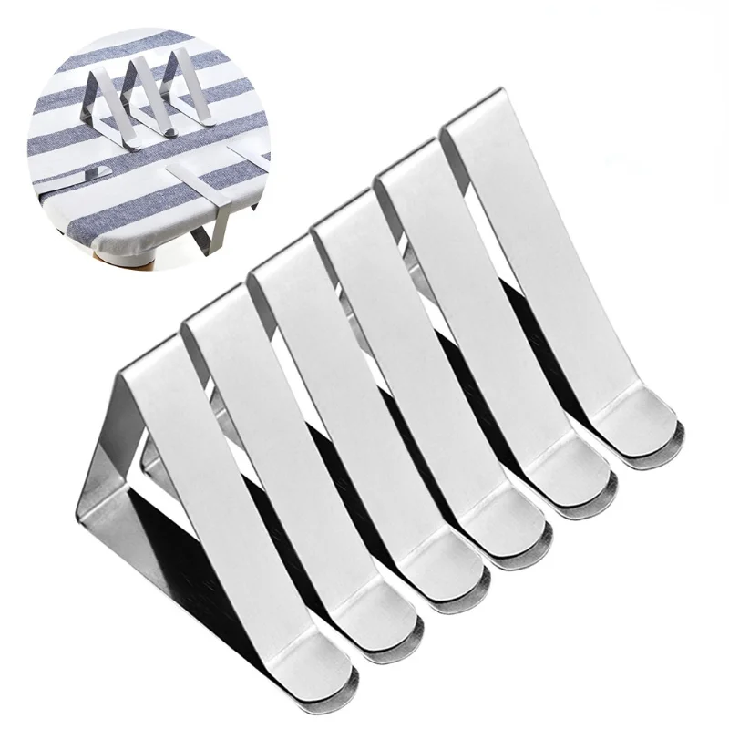 Clips Holder Clamps Party Tool Stainless Steel Table Cloth C