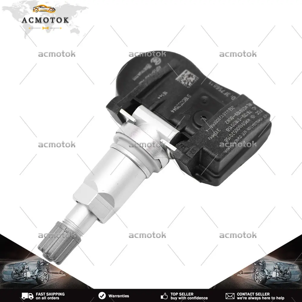 Датчик давления в шинах Acura ILX 2013-2015, 4 шт., черный датчик давления в шинах 42753-TX6-A81 42753-TX6-A810-M1 42753TX6A81, 315 МГц