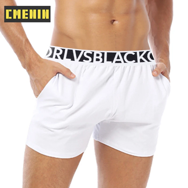 

CMENIN New Cotton Men's Panties Bxoers Shorts Hip Raise Cueca Gay Sexy Men Underwear Man Boxer Underpants Mens OR6239