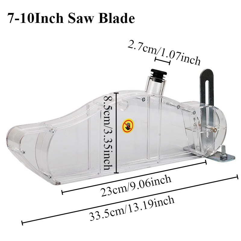 

Прозрачный защитный чехол для циркулярной пилы 4-10 дюймов