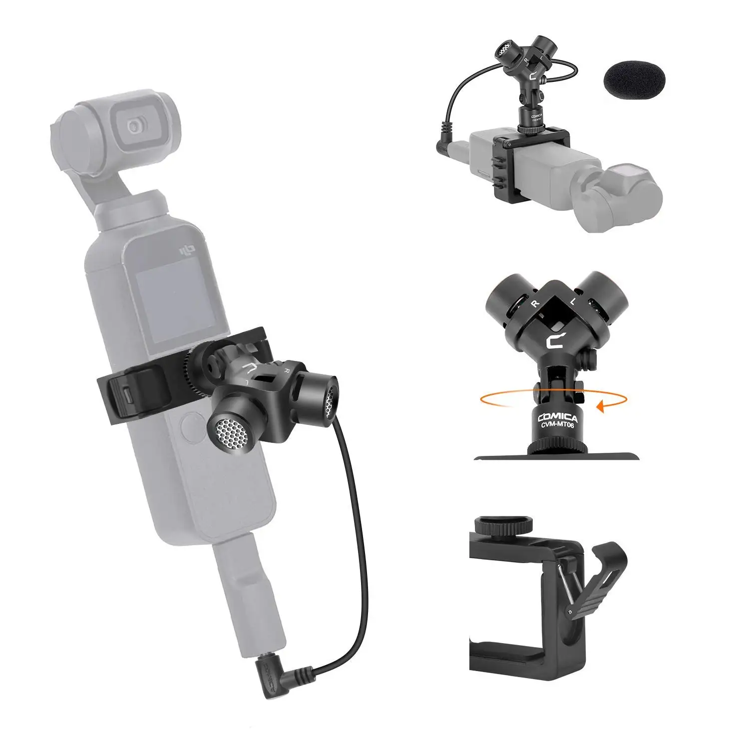 Comica CVM-MT06 микрофон для DJI Osmo Pocket