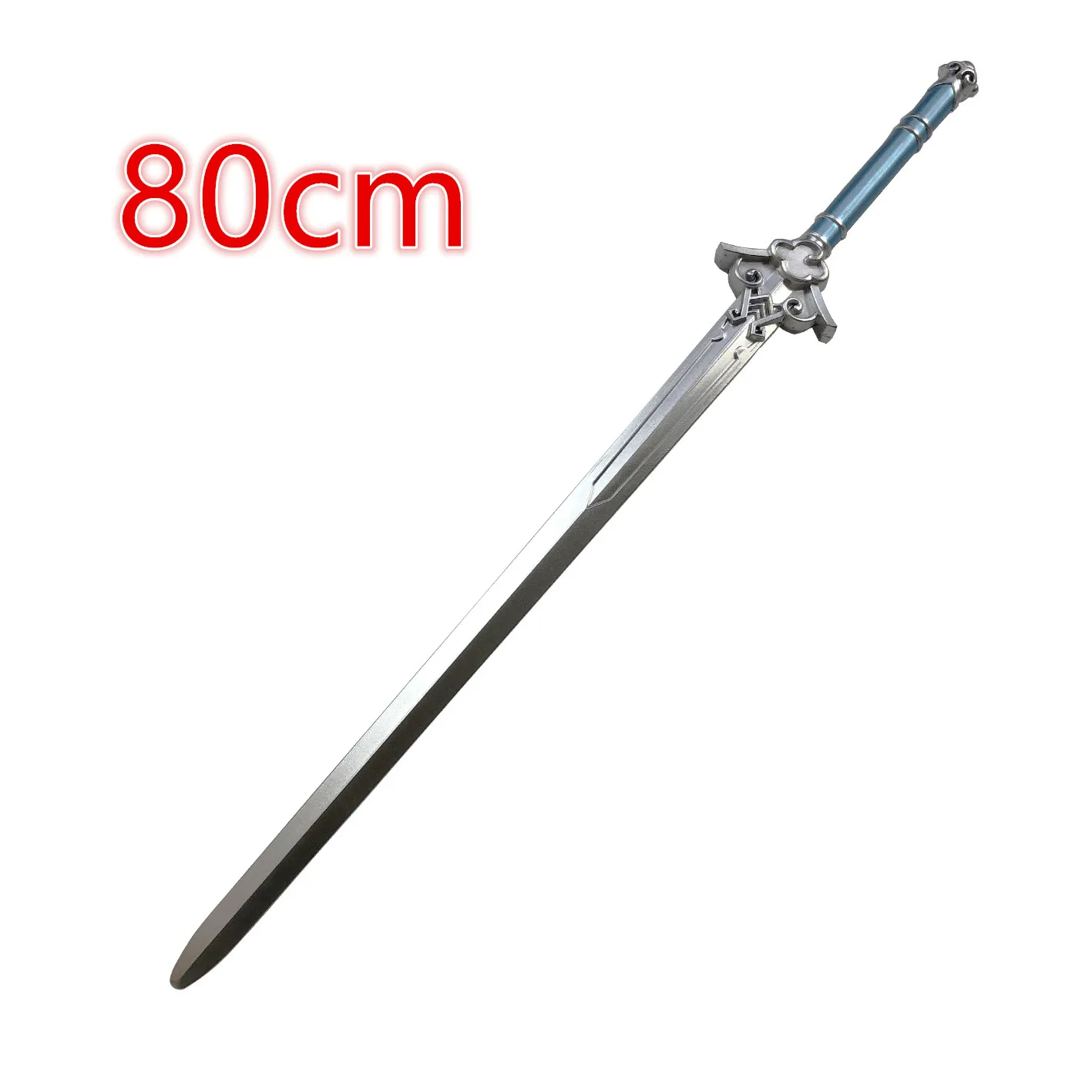 MO DAO ZU SHI 1:1  Sword Weapon Blue Sowrd Cosplay Knife Swordsman Safe PU Anime avoid dust sword 80cm