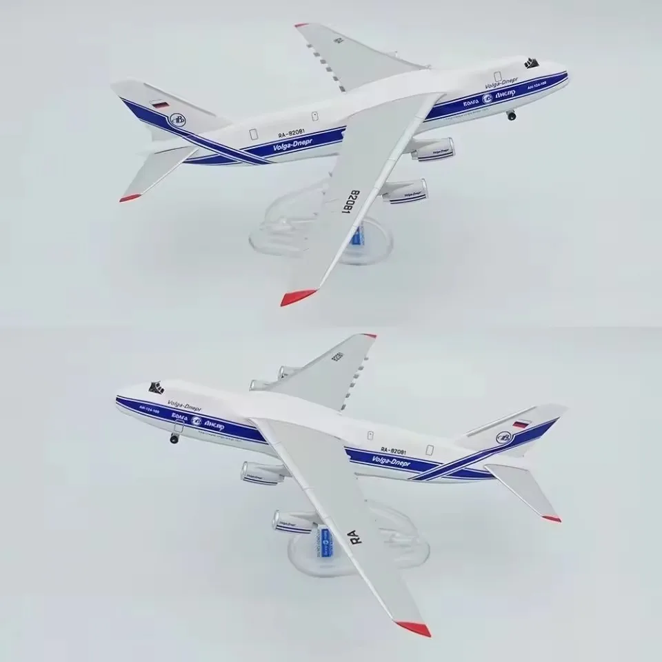 Фото Antonov An-124 Транспортный самолет 1:400 Статическая литая под давлением модель самолета Игрушечная модель самолета Коллекция хобби №4