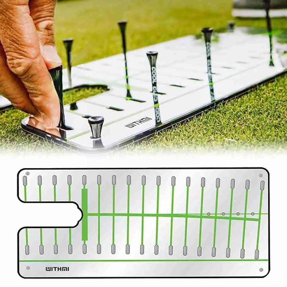 

Golf Putting Mirror Alignment Training Aid Swing Trainer Practice Line Golf Eye Putting Large Mirror Golf Mirror Putter Pra G7P4