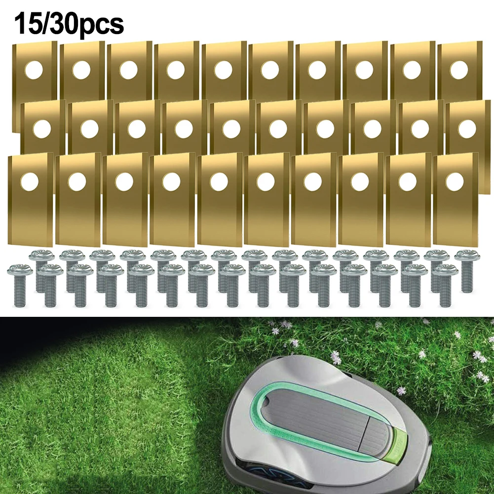 

Set Replacement Garden Worx Accessories Blades Robotic 18/30pcs Replacement Landroid Stainless Blade Lawnmower For Steel Tool