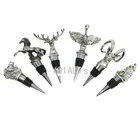 Пробка для бутылки шампанского, 5 видов, голова антилопы цинковый сплав