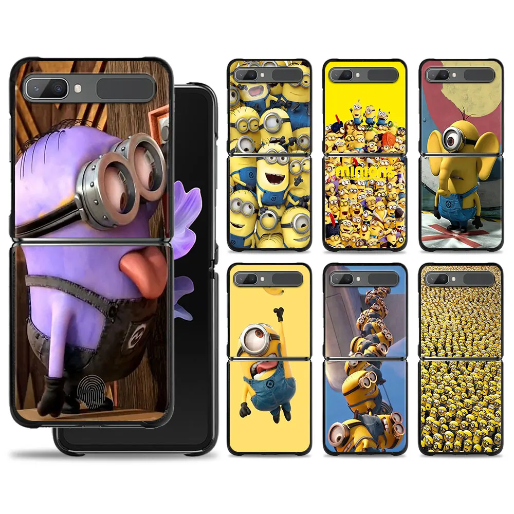 

Minions Friends Phone Case For Samsung Galaxy Z Flip Z Flip3 5G Z Flip4 Hard PC Matte Shell