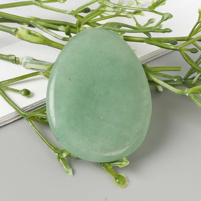 Нефритовый пальмовый камень чакры натуральный кристаллический кварц