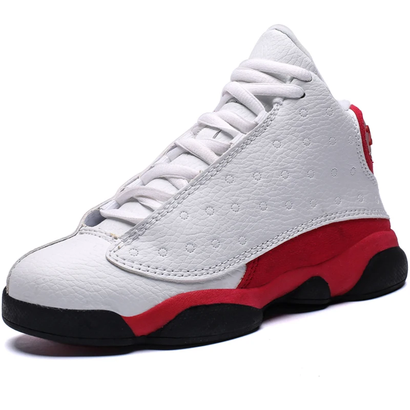 Brand Children Boys Basketball Shoes High Top Non-Slip Kids Sneakers Rubber Girls Child Sport Shoes Boy Boots Basket Trainer 23