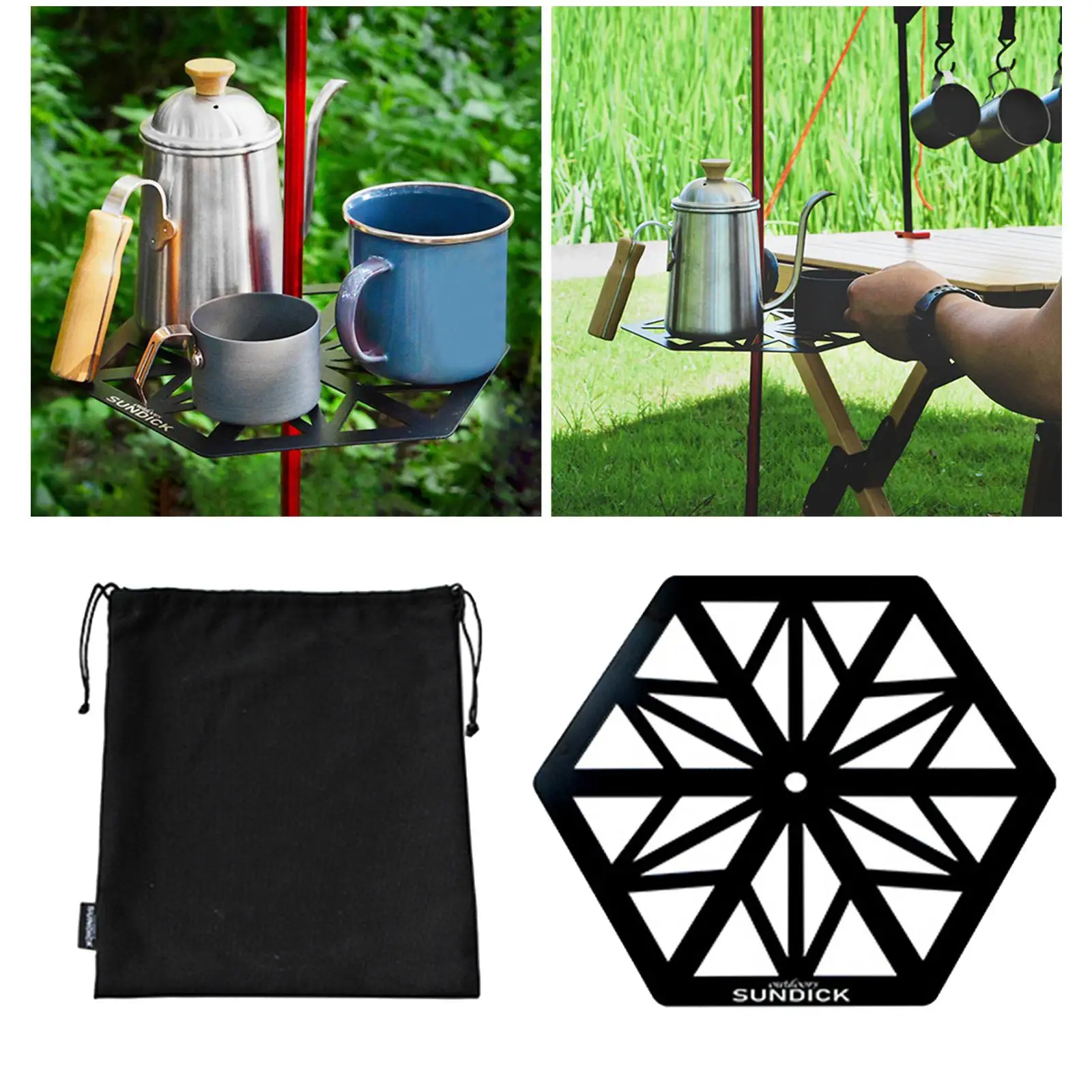 

Outdoor Camping Lantern Stand Lamp Pole Rack Holder Storage 26cm