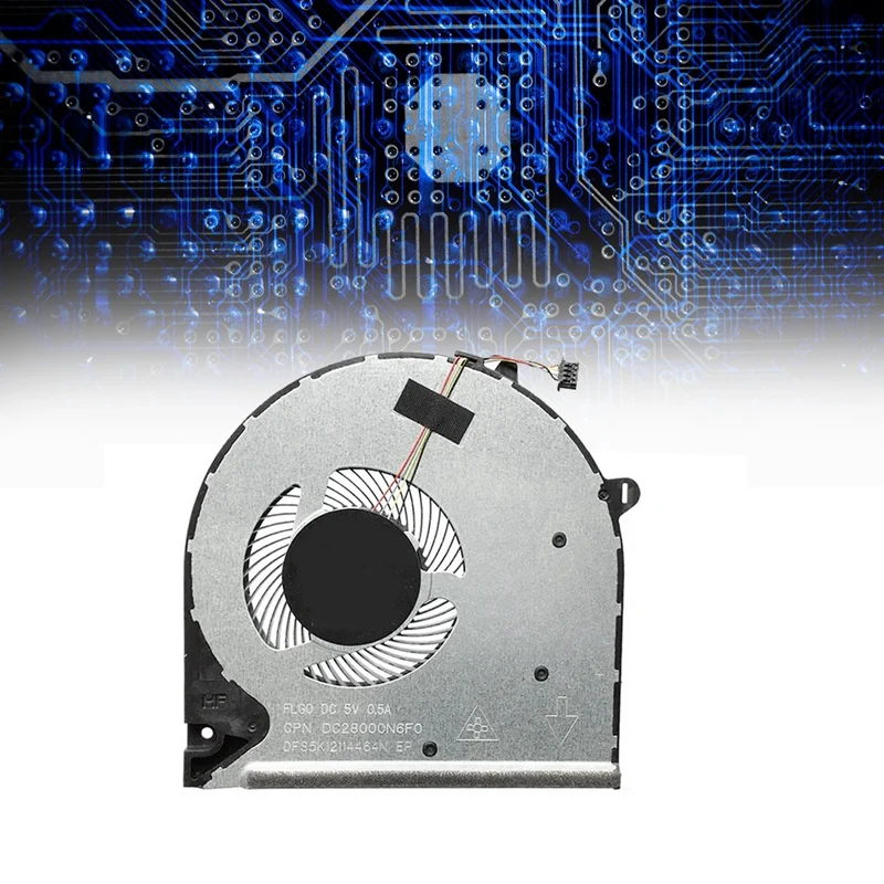 CPU вентилятор охлаждения для HP 15-DU 15S-DU0002TX 15-DW 15-DW0043DX L52034-001 легко установить и