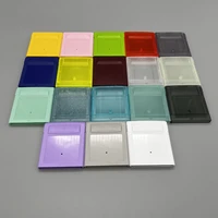 50 pcs a lot plastic game card cartridge housing case replacement for gbgbc for gameboy gameboy color game shell cover