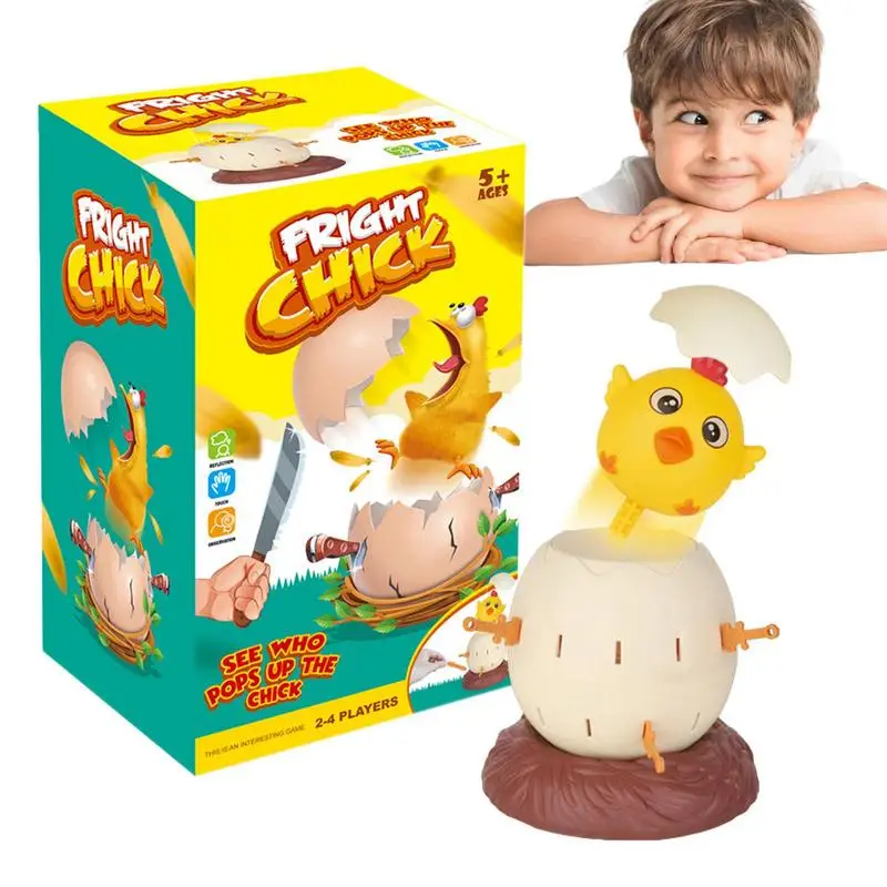 

Chick Game Chick Board Game For Family And Kids Novelty Tricky Toy Chick Barrel Game With Cute Egg And Chick Appearance For Kids