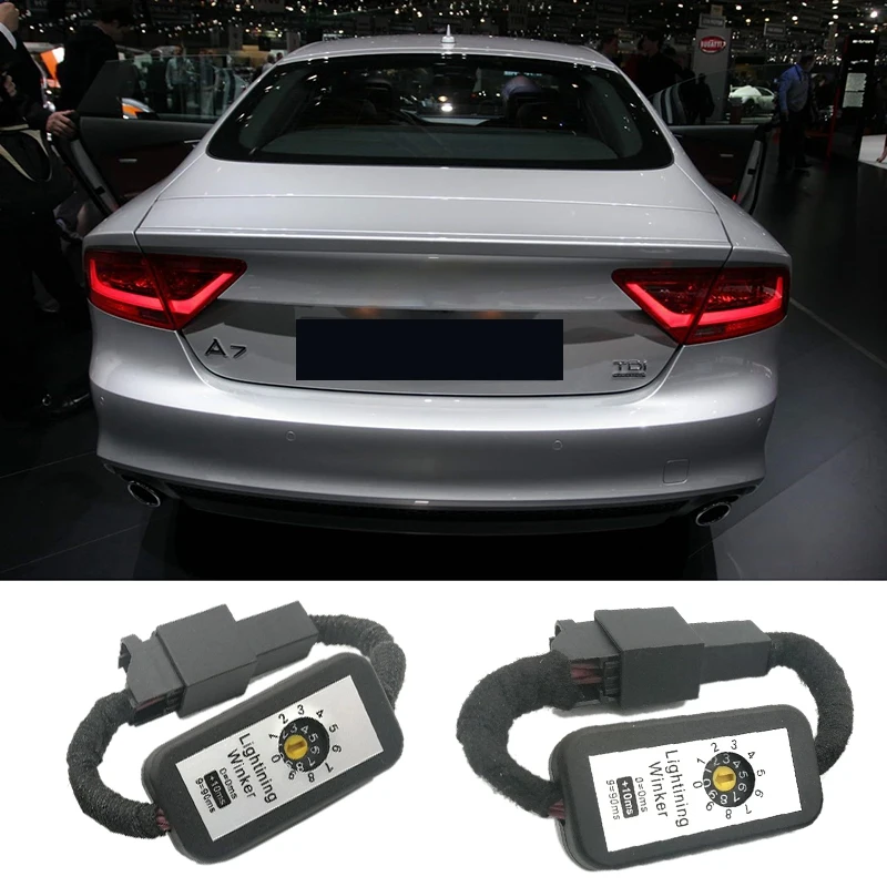 

2Pcs Car Light Dynamic Turn Signal Indicator LED Taillight Add-on Module For- A7 Sportback 2012-2014