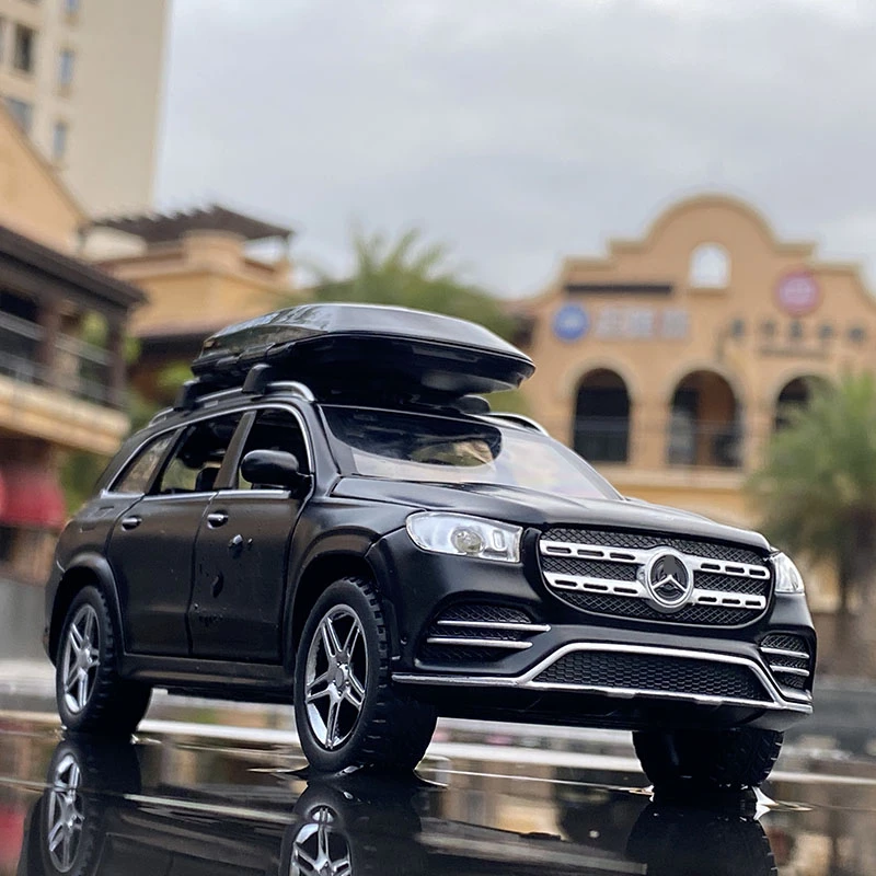 

1:32 BenzsGLS GLS 580 SUV Alloy Car Model Diecasts Toy Vehicles Metal Simulation Car Model Sound Light Collection Kids Toy Gift