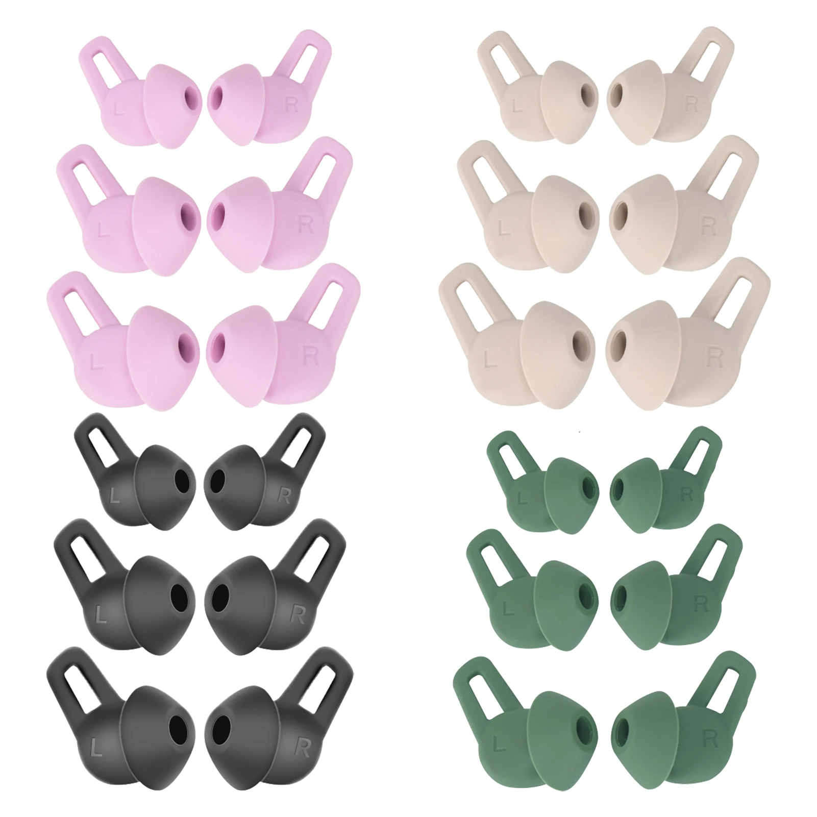

3 Pair Earphone Ear pads For Huawei FreelacePro Wireless Earphones Silicone Cushion Covers Caps For Freelace Pro Accessories