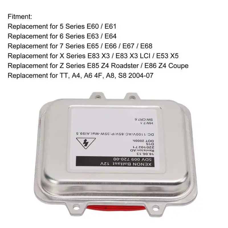 5DV00972000 модуль управления ксеноновой фарой D1s Замена для Mercedes Benz W200 W211 обновления |