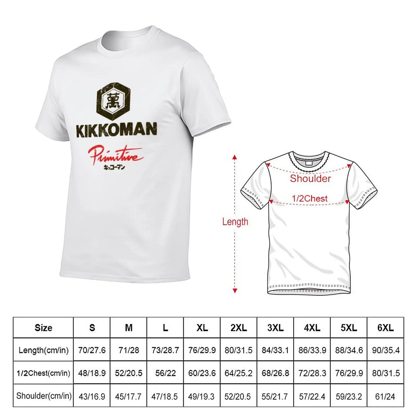 Фото Футболка Kikkoman Primitif, спортивная базовая футболка с короткими рукавами №2