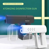 handheld blue light atomizing disinfection gun portable sterilization nano disinfection for office garden sprayer