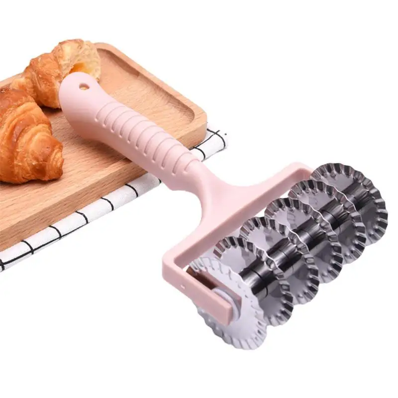 

Hanging Hole Design DIY Pizza Cookies Dough Roller 8.2*4.5*2inch Stainless Steel Pp Bread Bakeware Pizza Kitchen Gadgets
