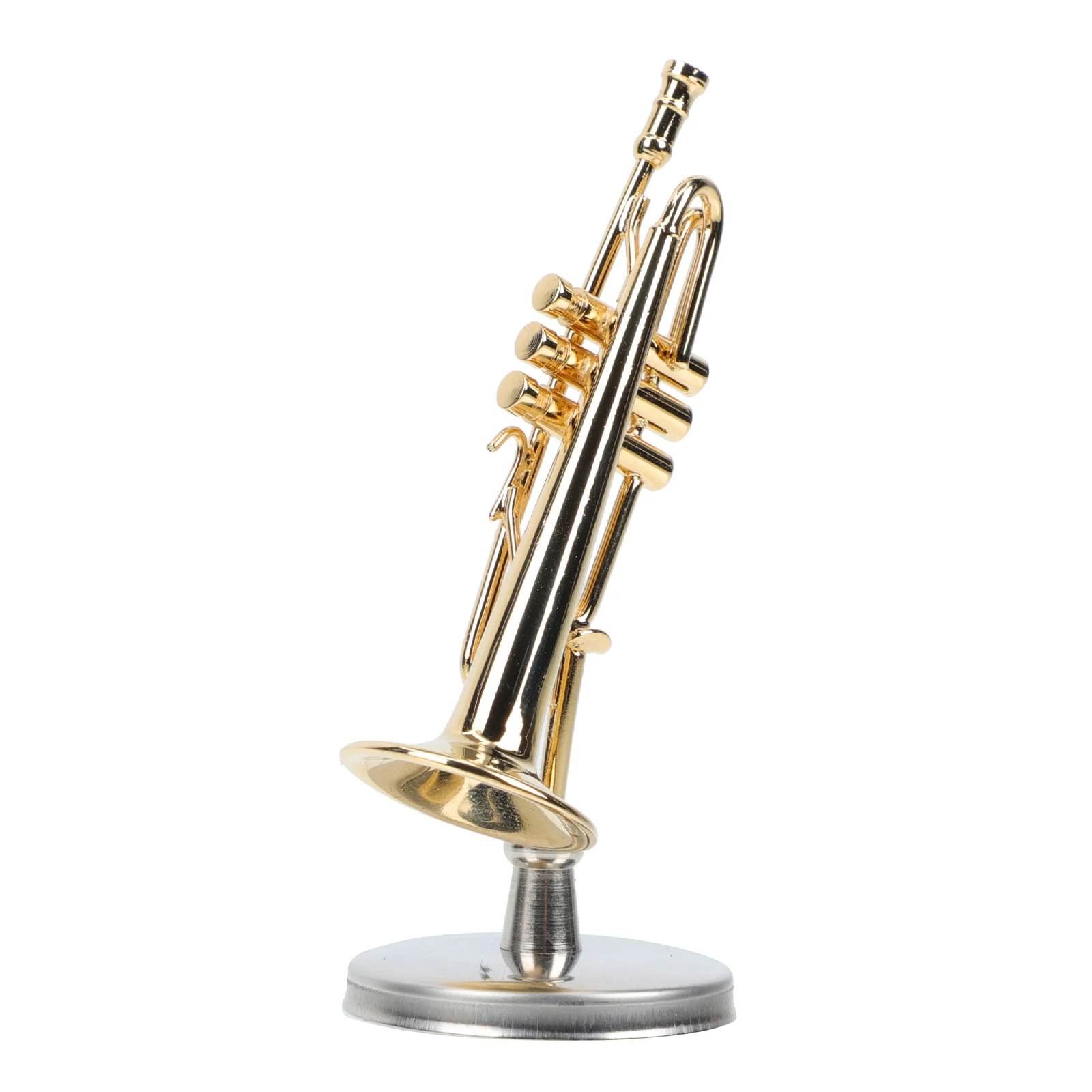 

1 Set Western Musical Instrument Simulation Trumpet Ornament Home Decoration