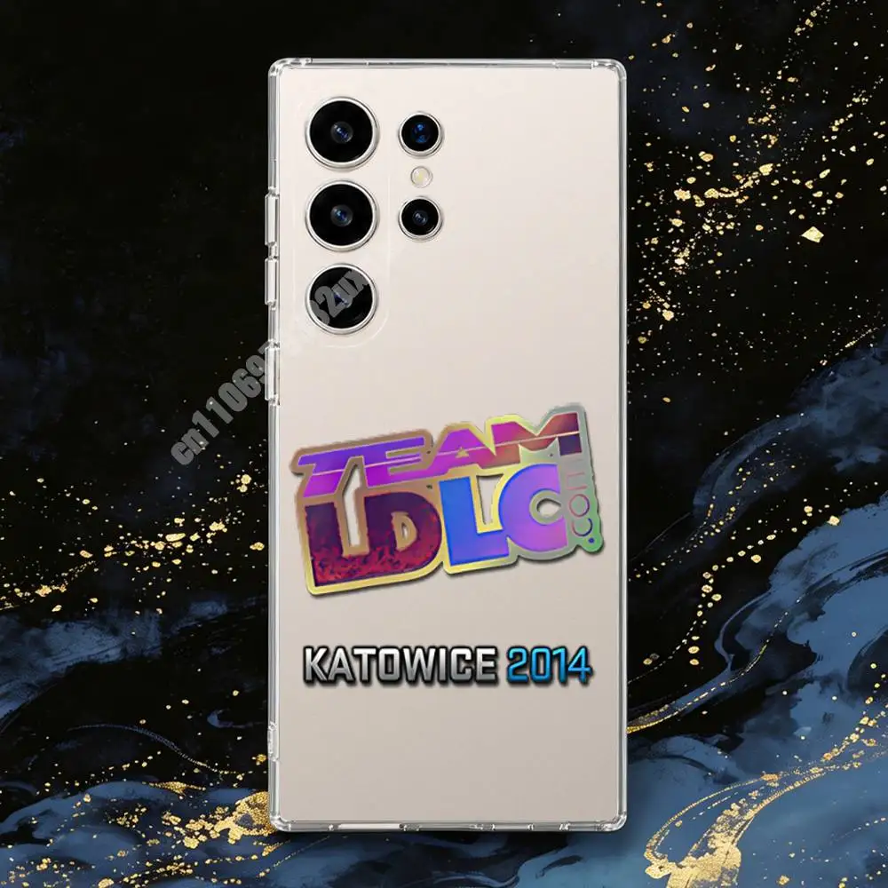 Фото Чехол для телефона Team LDLC HellRaisers Katowice 2014 для Samsung Galaxy S21 22 Ultra Plus S23 24 FE Lite S25 26, прозрачный чехол №3