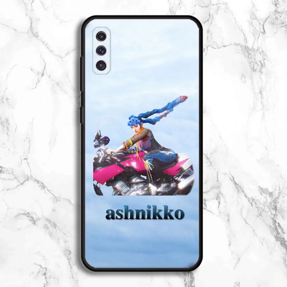 Чехол для телефона Singer A-Ashnikko Samsung Galaxy A13 A21s A22 A31 A32 A52 A53 A71 A80 A91 мягкий черный чехол