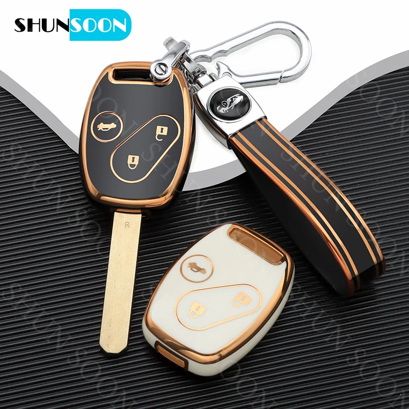 ТПУ чехол для автомобильного ключа с дистанционным управлением Honda Accord Civic CRV