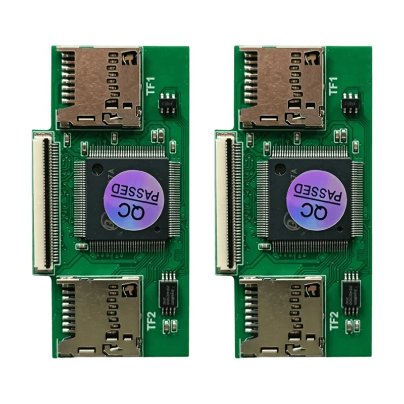 Фото Адаптер-конвертер DT23 Dual TF Card to CE ZIF для iPod, ПК, DVR, iFlash Modding с поддержкой одновременного чтения/записи. №5
