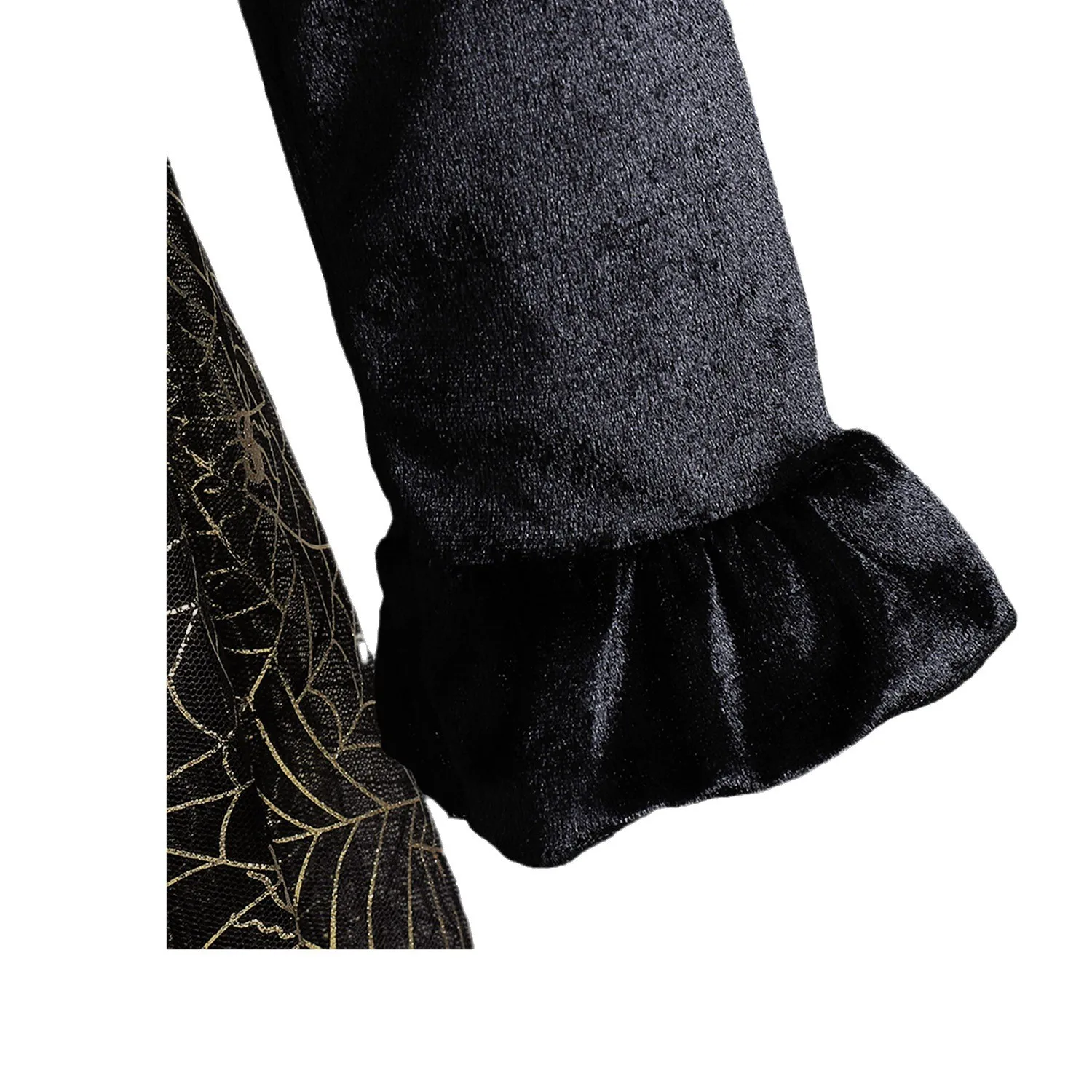 Платье в виде ведьмы на Хэллоуин для маленькой девочки