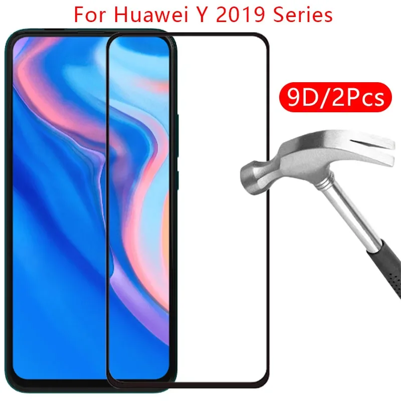 Фото Защитное закаленное стекло 9d для huawei y5 y6 y7 pro y9 prime 2019, защитная пленка для экрана huawey huawe huawi y 5 6 7 9 5y 6y 7y 9y №1