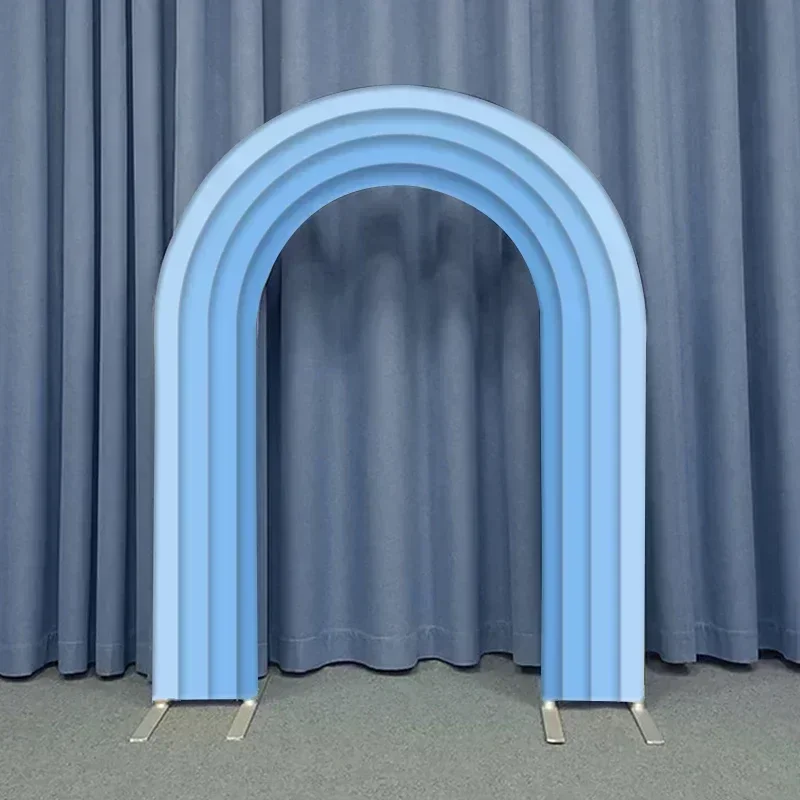Градиентный дизайн ленты Радужный дверной арка фон двусторонний для печати на