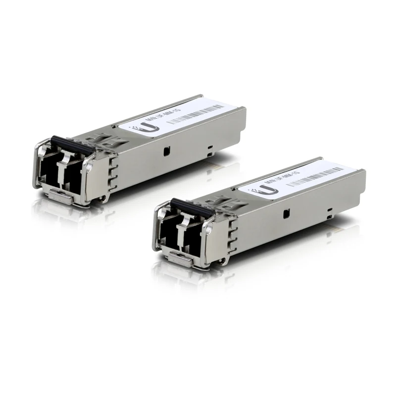 

UBIQUITI UF-MM-1G SFP/SFP+ Modules and Cabling for 550M, 1.25 Gbps, UFiber Modules and LC Multi-mode fiber cabling 2 Packs