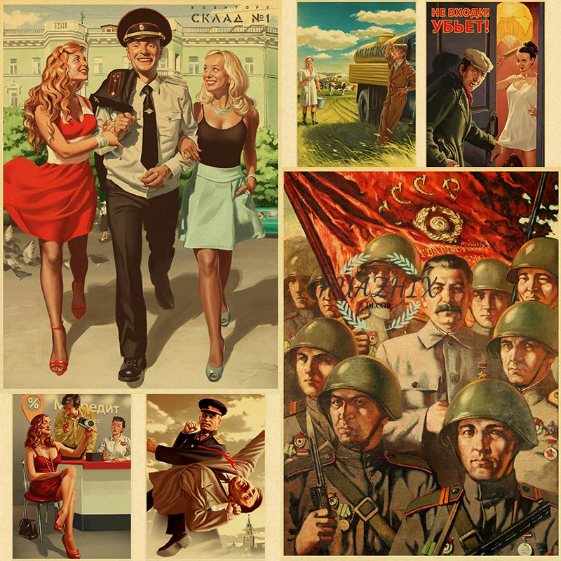 

Vintage Framed Kraft Paper Poster for Bar Home Nostalgia Decor Wall Art Aesthetic Room Decor Picture on The Wall for Living Room