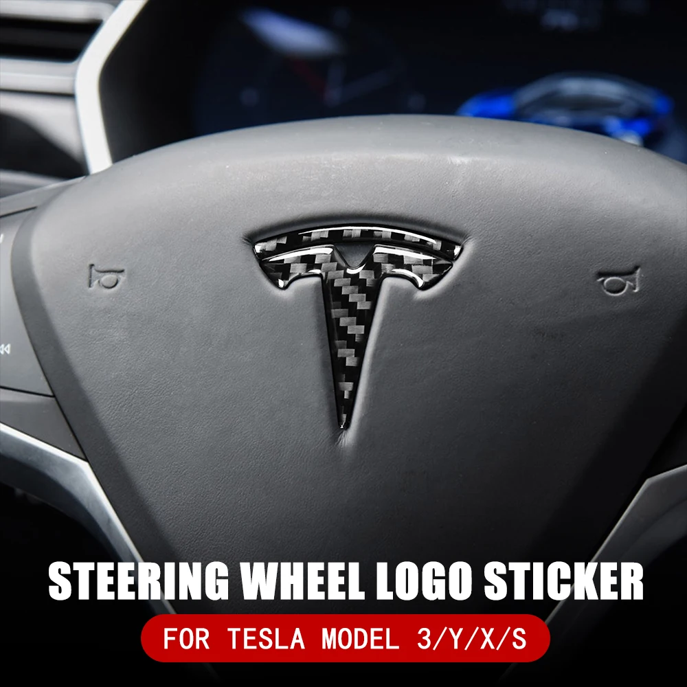 Автомобильная эмблема рулевого колеса из углеродного волокна значок логотип