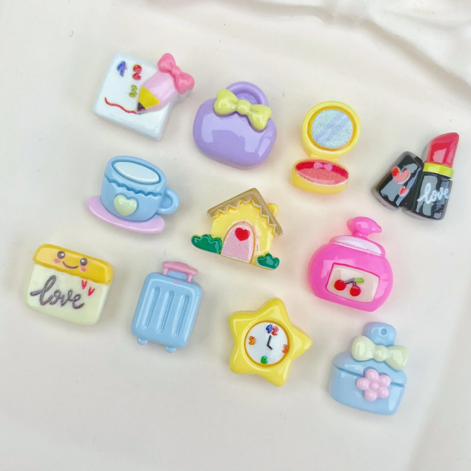 Симпатичная мини-дорожная серия из смолы сумка для дома игрушечный аксессуар