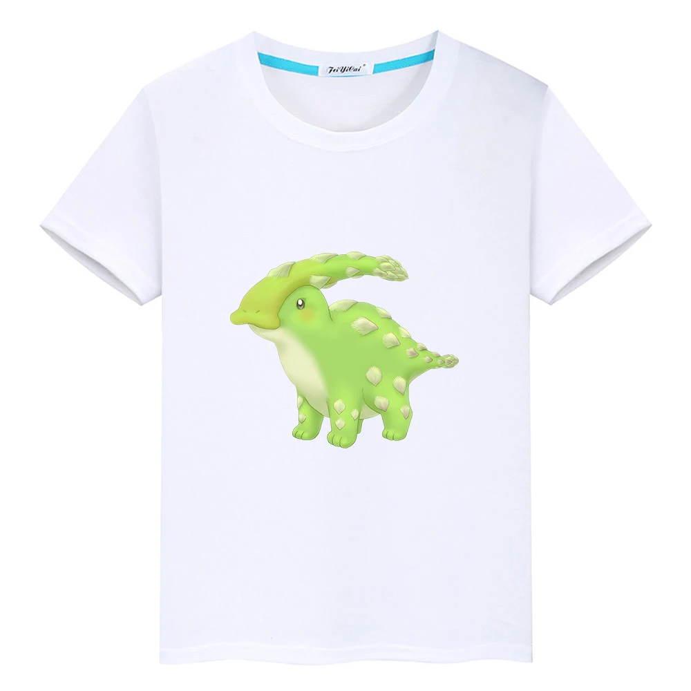 Детская футболка с коротким рукавом, 100% хлопок, с принтом