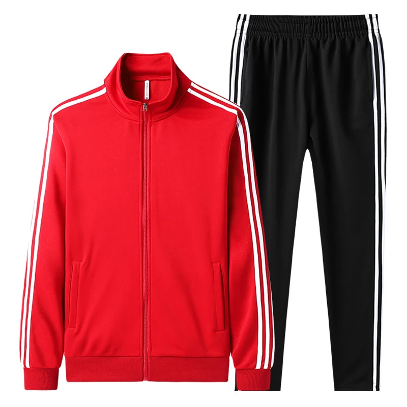 Classical Men's Sportswear Set Brand Tracksuits Two Pieces Sets Homme Clothes Outdoor Suits Male Running Hoodie Jackets Big Size