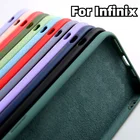 Оригинальный чехол из жидкого силикона для Infinix Note 10 Pro 11 Pro 11i Zero 8 8i, Мягкий противоударный чехол Hot 11 Play 10t 10s, бампер nfc