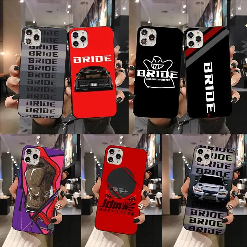 Bride JDM Tail Light Phone Case For iphone 14 13 12 11 Pro Mini XS Max 8 7 Plus X SE 2020 XR cover