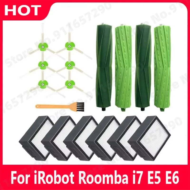 

Accessories Hepa Filter Side Brush Brush Roll for iRobot Roomba i7 E5 E6 I Series Robot Vacuum Cleaner Replacement Spare Parts