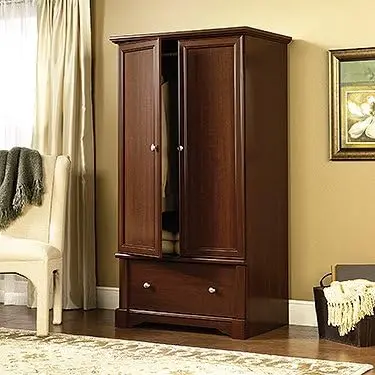 

Armoire, Select Cherry Finish & Select Collection 5-Shelf Bookcase, Select Cherry Finish